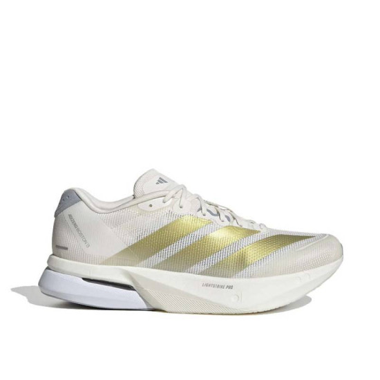 Běžecké boty Adidas Adizero Boston 13 M bílé - zlaté