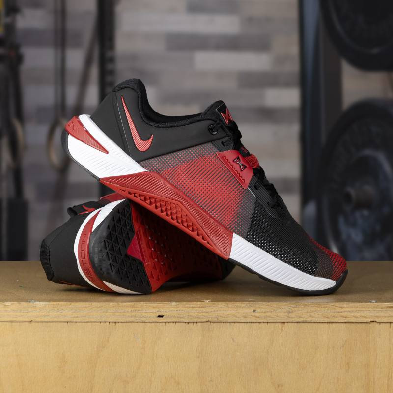 Pánské boty na CrossFit Nike Metcon 10 - tmavě červená-černá-bílá