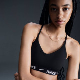 Dámská sportovní podprsenka Nike Nike Indy Light Support - černá/bílá