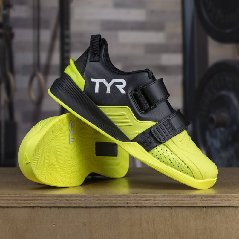 Vzpěračské boty TYR L-2 Lifter - černo žlutá