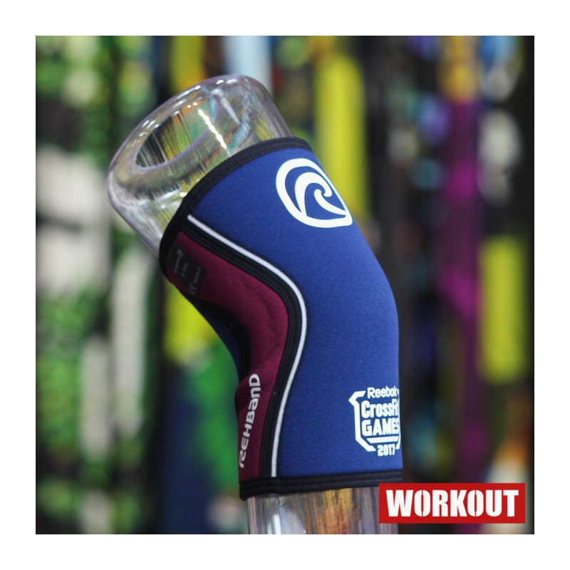 CrossFit Games bandáž kolene 5 mm - Navy/Burgundy