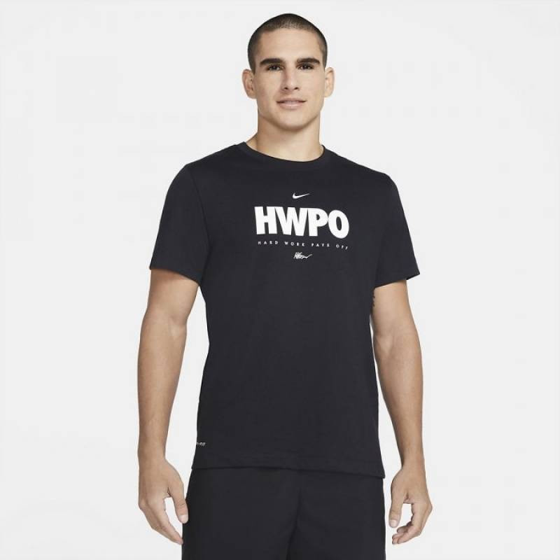 Pánské tričko Nike HWPO - černé