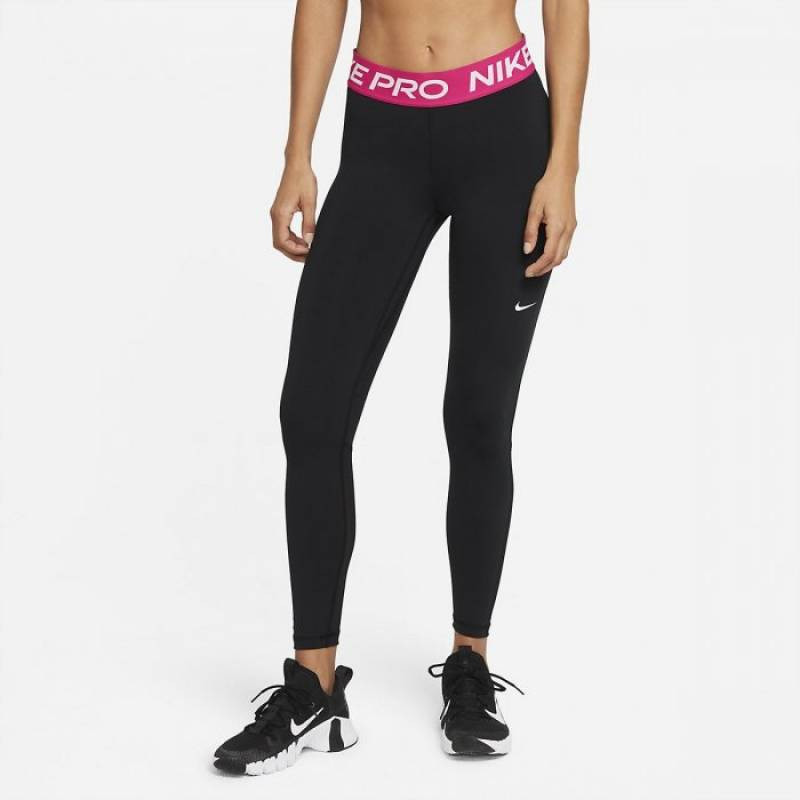 Dámské legíny Nike Pro 365 - Černá/růžová
