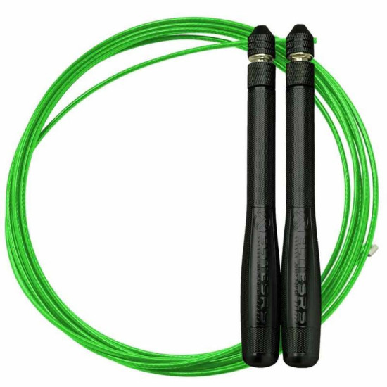 Top švihadlo bullet comp černé - zelené lanko