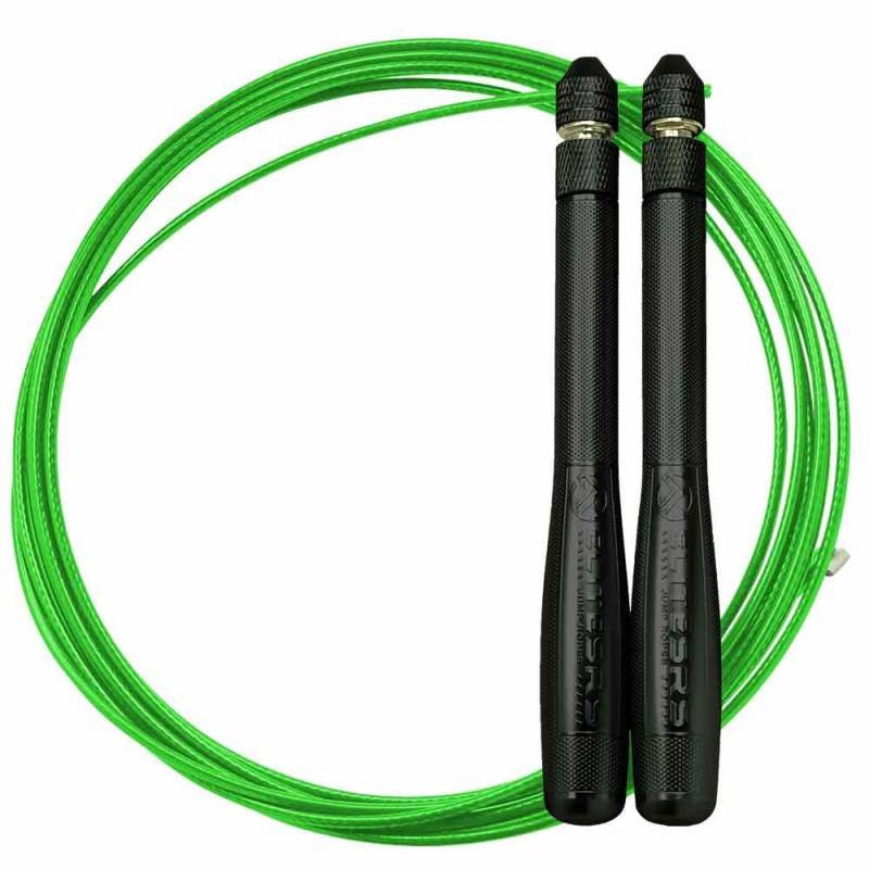 Top švihadlo bullet comp černé - zelené lanko