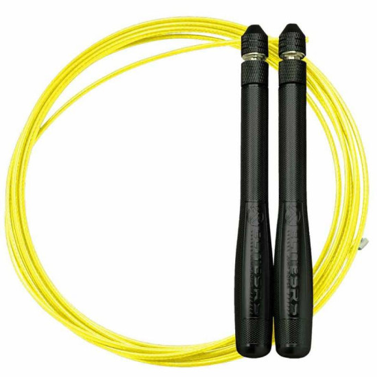 Top švihadlo bullet comp černé - žluté lanko