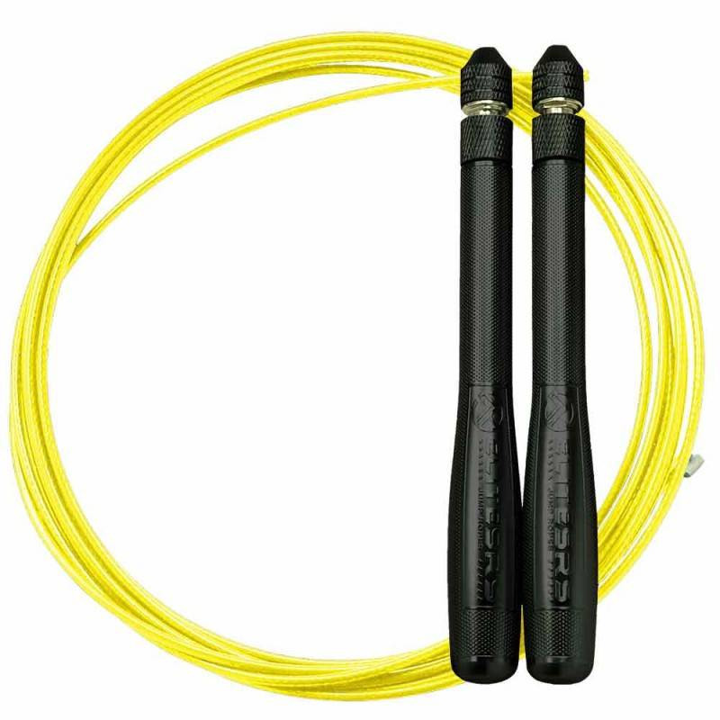 Top švihadlo bullet comp černé - žluté lanko