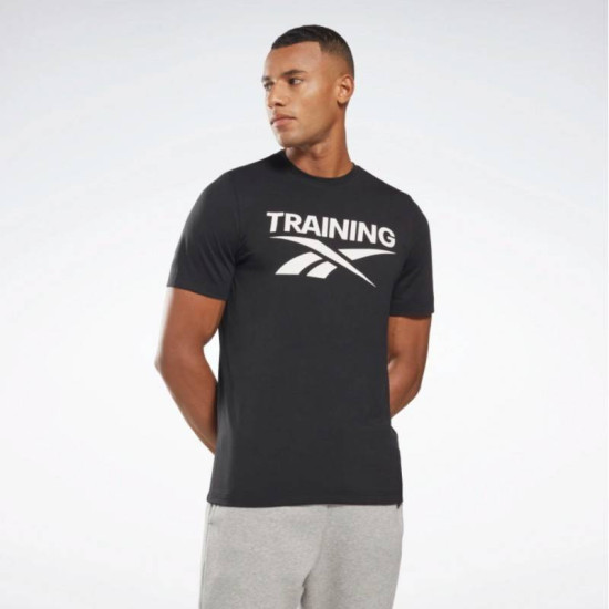 Pánské tričko Reebok Training Tee - black/white - HB8534