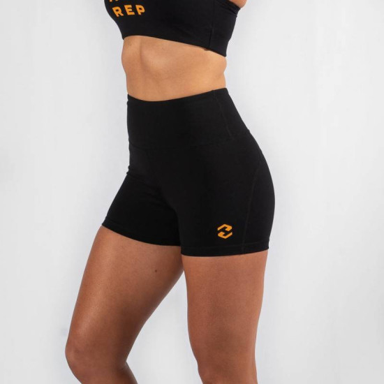 Vysoké šortky Heavy Rep - Black/Mustard