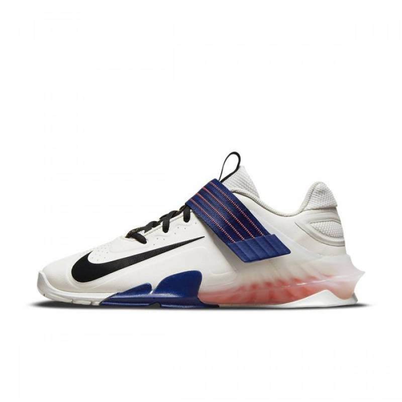 Vzpěračské boty Nike Savaleos - Sail/Deep royal blue