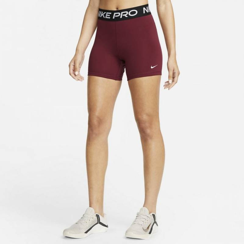 Dámské funkční šortky Nike Pro - vínové