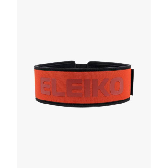 Eleiko EVA opasek s nerezovou přezkou - červený
