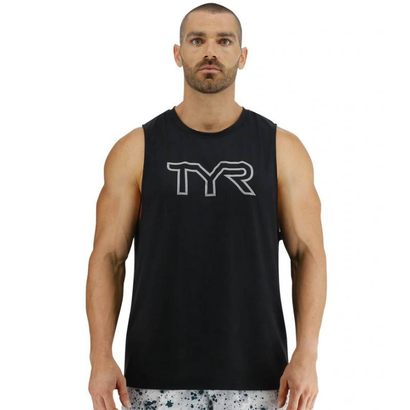 Pánské tílko TYR Logo Tech Tank - černé