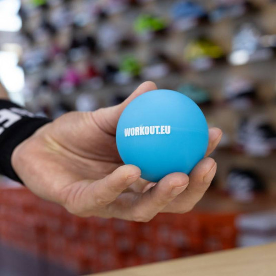 Masážní míček Lacrosse ball WORKOUT - modrý