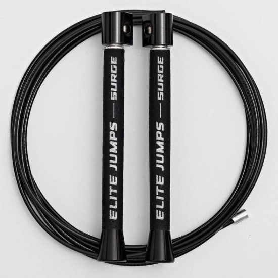 Rychlostní švihadlo ELITE Surge 3.0 black/black