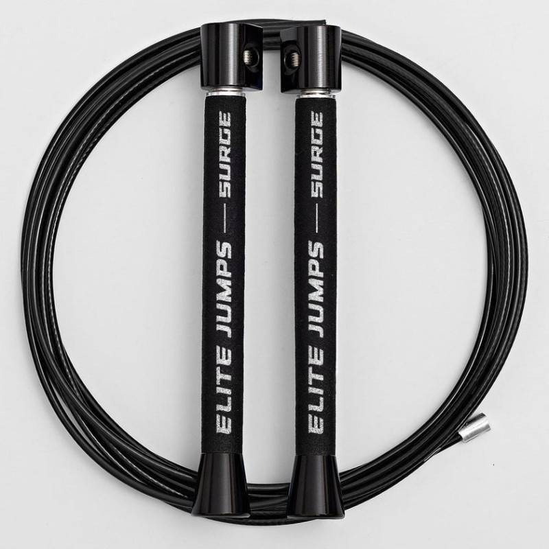 Rychlostní švihadlo ELITE Surge 3.0 black/black