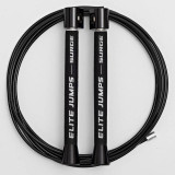 Rychlostní švihadlo ELITE Surge 3.0 black/black