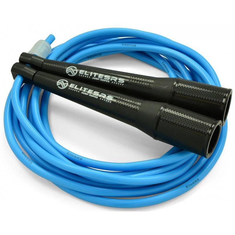 Švihadlo Elite SRS Fitness - Boxer Rope 3.0 - černá/modrá