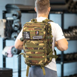 Fitness batoh WORKOUT - zelené camo