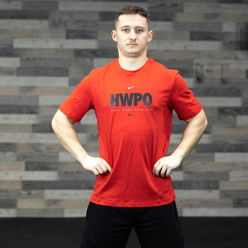 Pánské tričko Nike HWPO - červené