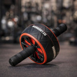 Duální posilovací kolečko Ab Wheel Workout - červené