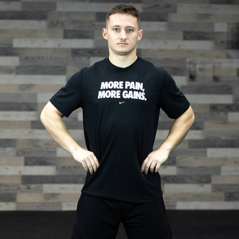 Pánské tričko Nike More Pain More Gain - Black