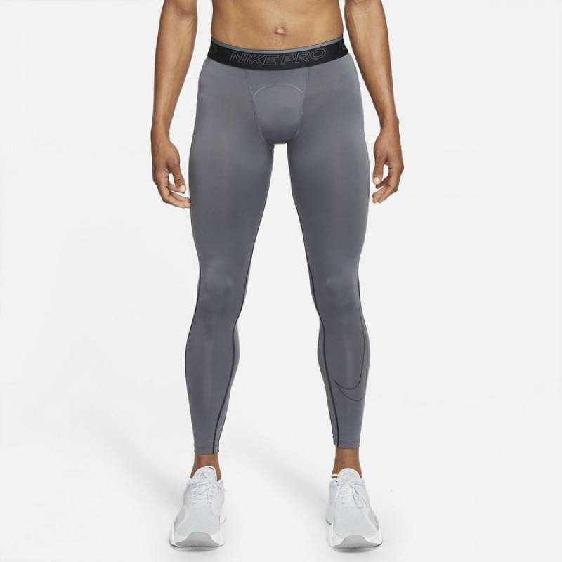 Pánské legíny Nike Pro - šedé