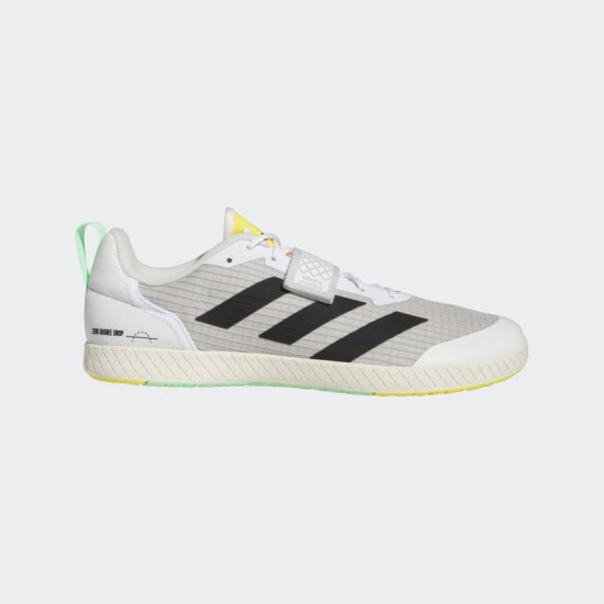 Adidas The Total - boty na deadlift -bílé