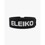 Eleiko EVA opasek s nerezovou přezkou - černý