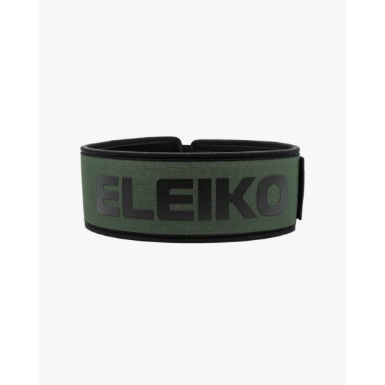 Eleiko EVA opasek s nerezovou přezkou - zelený