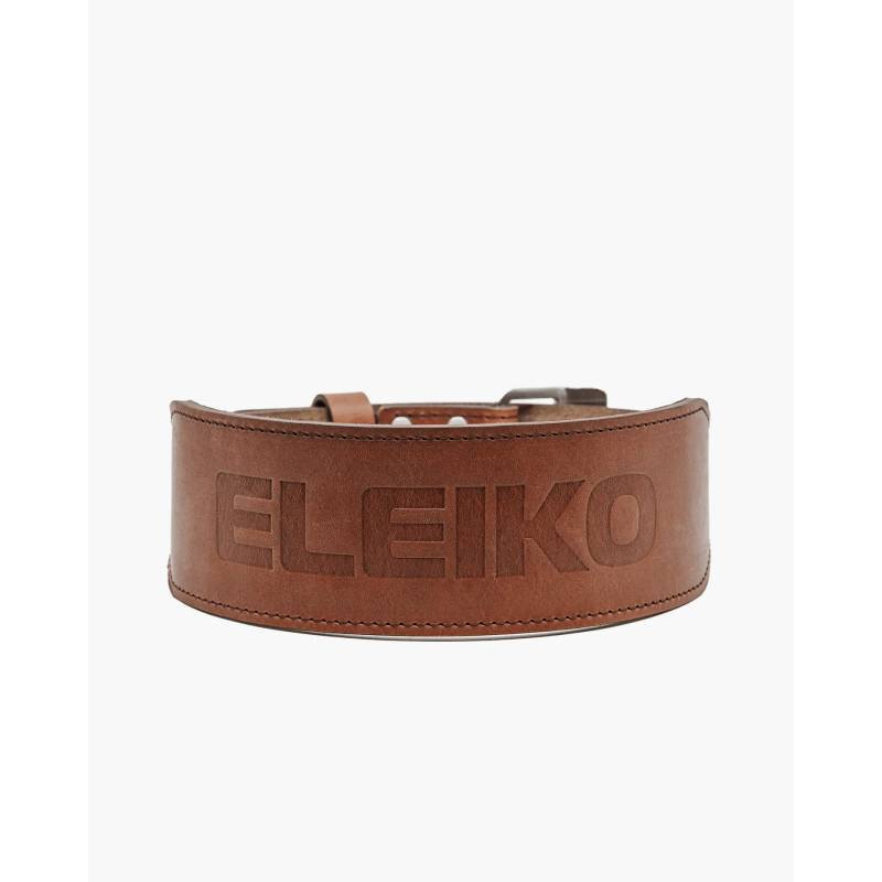 Eleiko Premium vzpěračský opasek kožený - hnědý