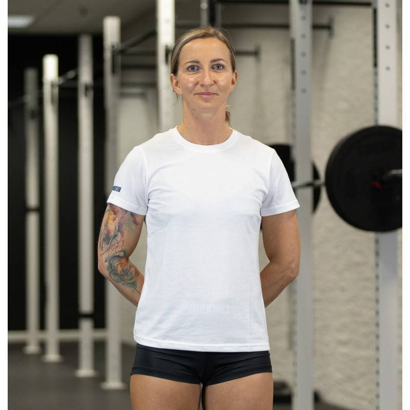 Dámské sportovní tričko WORKOUT - bílé