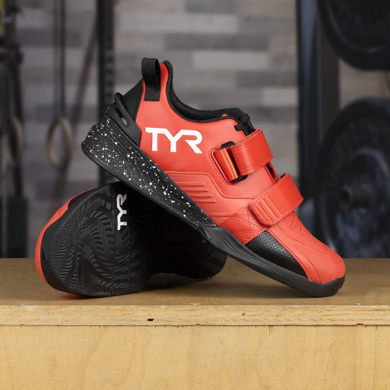 Vzpěračské boty TYR L-2 Lifter - black/red